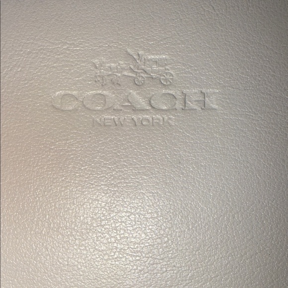 Coach Canyon Quilt White Crossbody Bag with Embellishments-EUC - Picture 8 of 12